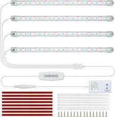 Светодиодные панели для растений Moya Std MY-60WST, 4-Bars-white цена и информация | Проращиватели, лампы для растений | kaup24.ee