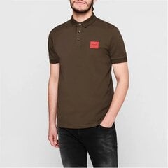 Meeste polo T-särk HUGO BOSS, khaki hind ja info | Meeste alussärgid | kaup24.ee