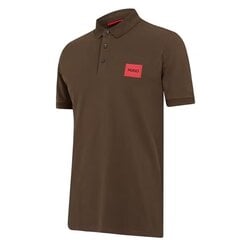 Meeste polo T-särk HUGO BOSS, khaki hind ja info | Meeste alussärgid | kaup24.ee