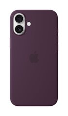 iPhone 16 Plus Silicone Case with MagSafe Plum MYYD3ZM/A цена и информация | Чехлы для телефонов | kaup24.ee