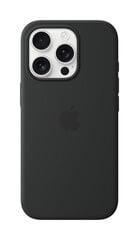 MYYJ3ZM/A iPhone 16 Pro Silicone Case with MagSafe, Black hind ja info | Telefoni kaaned, ümbrised | kaup24.ee