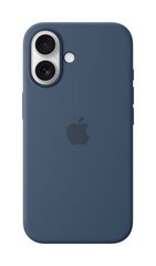 MYY23ZM/A iPhone 16 Silicone Case with MagSafe, Denim hind ja info | Telefoni kaaned, ümbrised | kaup24.ee