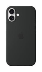 MYY93ZM/A iPhone 16 Plus Silicone Case with MagSafe, Black hind ja info | Telefoni kaaned, ümbrised | kaup24.ee