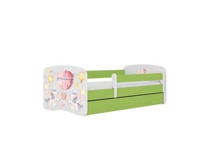 Lastevoodi ilma madratsita/sahtliga Kocot Kids BabyDreams Green balloon, roheline/valge hind ja info | Lastevoodid | kaup24.ee