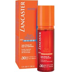 Pihustatav kuivõli Lancaster Sun Beauty Body Satin Sheen Oil SPF30 150 ml hind ja info | Päikesekreemid | kaup24.ee