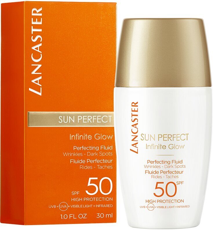 Vedel päikesekaitsekreem Lancaster Sun Perfect SPF50 30 ml hind ja info | Päikesekreemid | kaup24.ee