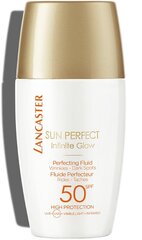 Солнцезащитное жидкое средство Lancaster Sun Perfect SPF50 30 мл цена и информация | Кремы от загара | kaup24.ee