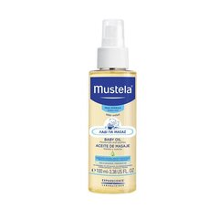 Pihustatav massaažiõli Mustela Normal Skin Massage Oil 100 ml цена и информация | Косметика для мам и детей | kaup24.ee