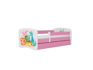 Детская кровать без матраса и ящика Kocot Kids BabyDreams Pink tiny dinos, розовая цена и информация | Детские кровати | kaup24.ee