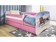 Lastevoodi ilma madratsita/sahtlita Kocot Kids BabyDreams Pink galloping horse, roosa hind ja info | Lastevoodid | kaup24.ee