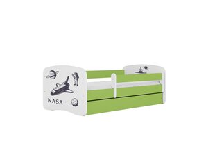 Lastevoodi ilma madratsita/sahtlita Kocot Kids BabyDreams Green nasa, roheline hind ja info | Lastevoodid | kaup24.ee