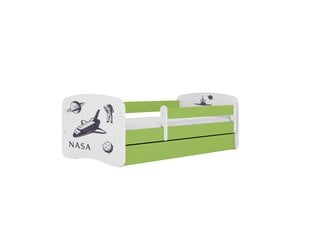 Lastevoodi ilma madratsita/sahtliga Kocot Kids BabyDreams Green nasa, roheline hind ja info | Lastevoodid | kaup24.ee