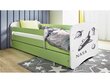 Lastevoodi ilma madratsita/sahtliga Kocot Kids BabyDreams Green nasa, roheline hind ja info | Lastevoodid | kaup24.ee