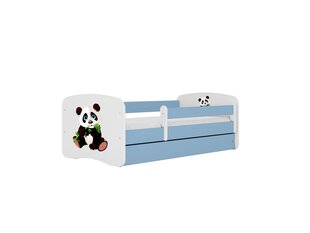 Детская кровать без матраса, с ящиком Kocot Kids BabyDreams Blue panda 2, синяя цена и информация | Детские кровати | kaup24.ee