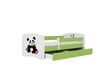 Lastevoodi ilma madratsita/sahtlita Kocot Kids BabyDreams Green panda 2, roheline цена и информация | Lastevoodid | kaup24.ee