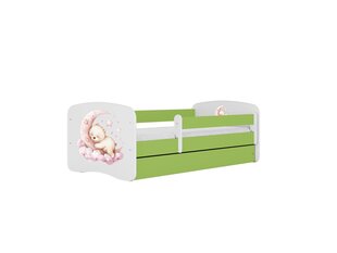 Lastevoodi ilma madratsita/sahtlita Kocot Kids BabyDreams Green dream, roheline hind ja info | Lastevoodid | kaup24.ee