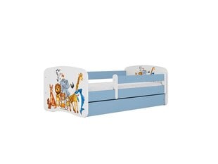 Lastevoodi ilma madratsita/sahtliga Kocot Kids BabyDreams Blue animals, sinine hind ja info | Lastevoodid | kaup24.ee