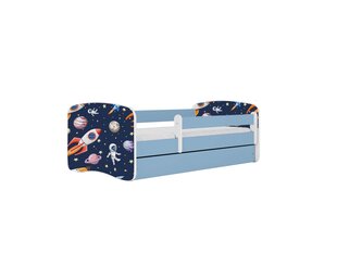 Детская кровать с матрасом и ящиком Kocot Kids BabyDreams Blue cosmos, синяя/черная цена и информация | Детские кровати | kaup24.ee