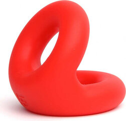 Sport Fucker Liquid Silicone Rugby Ring - Red цена и информация | Эрекционные кольца, насадки на пенис | kaup24.ee