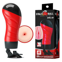 Masturbaator Crazy Bull Delia, punane hind ja info | Sekslelud, masturbaatorid | kaup24.ee