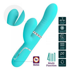 Boss Of Toys PRETTY LOVE - Mariana light blue, 7 vibration functions, 7 thrusting settings, 4 rolling functions, 4 nodding functions цена и информация | Вибраторы | kaup24.ee