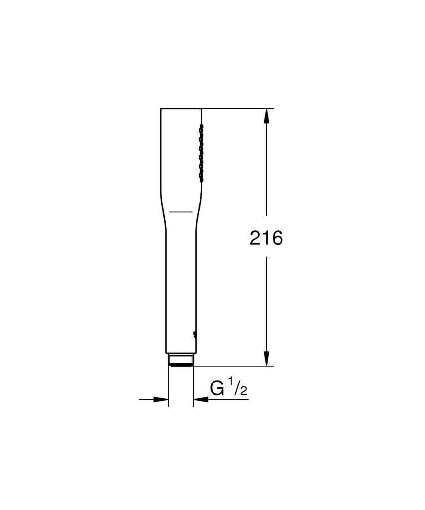 Grohe Euphoria Cosmopolitan Stick käsidušš hind ja info | Segistid ja lisatarvikud | kaup24.ee