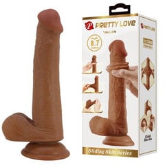 Dildo Pretty Love, pruun hind ja info | Dildod | kaup24.ee