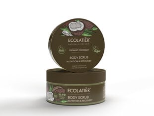 Kehakoorija Ecolatier, pruun, 300 g hind ja info | Kehakoorijad | kaup24.ee