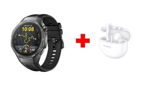 Huawei Watch GT 5 Pro Black 46mm + Huawei FreeBuds 5i Ceramic White hind ja info | Nutikellad (smartwatch) | kaup24.ee