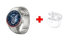 Huawei Watch GT 5 Pro Titanium 46mm + Huawei FreeBuds 5i Ceramic White цена и информация | Смарт-часы (smartwatch) | kaup24.ee