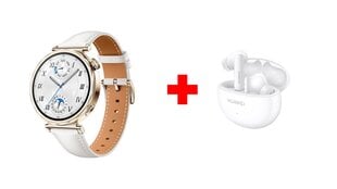 Huawei Watch GT 5 White 41mm + Huawei FreeBuds 5i Ceramic White hind ja info | Nutikellad (smartwatch) | kaup24.ee