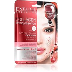 Подтягивающая маска для лица Eveline Cosmetics Collagen Lifting Essence 8in1 1 шт. цена и информация | Маски для лица, патчи для глаз | kaup24.ee