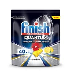 FINISH Quantum Ultimate Lemon таблетки для посудомоечной машины, 40 шт. цена и информация | Гели для посудомоечных машин | kaup24.ee