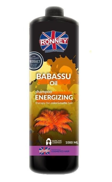 Energiat andev šampoon Ronney Professional Babassu Oil 1000 ml hind ja info | Šampoonid | kaup24.ee