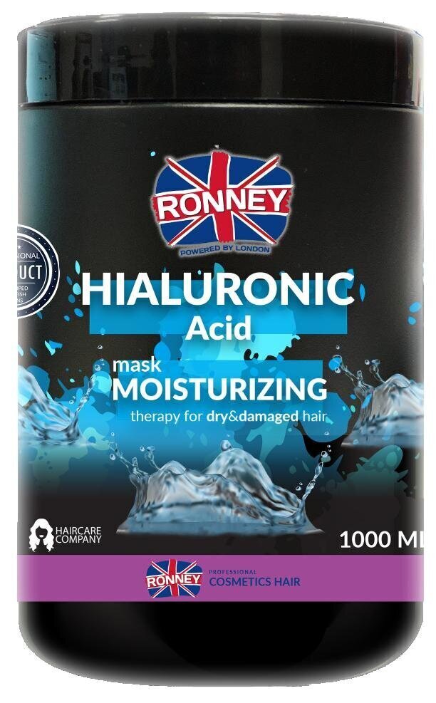 Niisutav juuksemask Ronney Professional Hialuronic Complex Moistruizing 1000 ml hind ja info | Maskid, õlid, seerumid | kaup24.ee