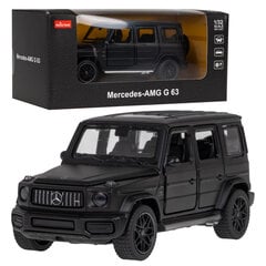 Metallist auto Mercedes Benz AMG G63 1:32, must hind ja info | Poiste mänguasjad | kaup24.ee