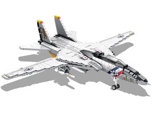 Американский истребитель F-14 Tomcat конструктор, 1600 эл. цена и информация | Конструкторы и кубики | kaup24.ee