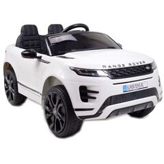 Одноместный детский электрический внедорожник Land Rover Evoque, белый цена и информация | Электромобили для детей | kaup24.ee