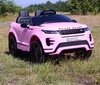 Ühekohaline laste elektriline Land Rover Evoque maastur, roosa hind ja info | Laste elektriautod | kaup24.ee