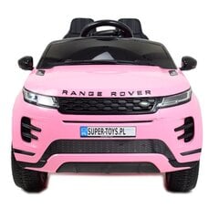 Одноместный детский электрический внедорожник Land Rover Evoque, розовый цена и информация | Электромобили для детей | kaup24.ee