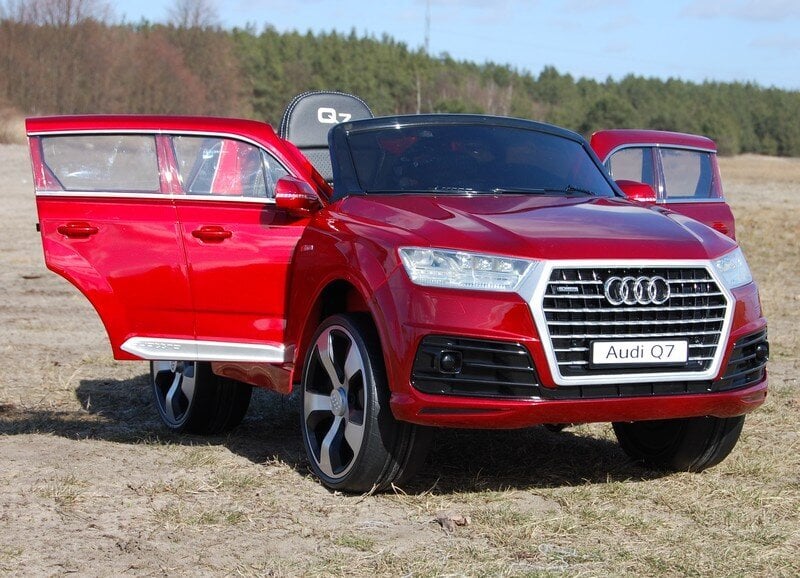 Ühekohaline laste elektriauto Audi Q7 2188, punane цена и информация | Laste elektriautod | kaup24.ee