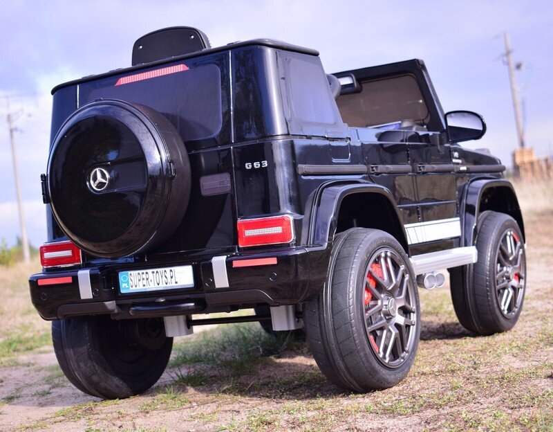 Elektriauto lastele Mercedes G63 AMG, must hind ja info | Laste elektriautod | kaup24.ee