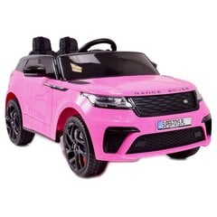 Детский одноместный электромобиль Super-Toys Range Rover Velar, розовый цена и информация | Электромобили для детей | kaup24.ee