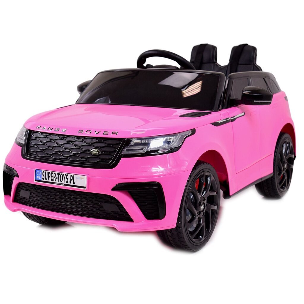 Elektriauto lastele Super-Toys Range Rover Velar, roosa цена и информация | Laste elektriautod | kaup24.ee