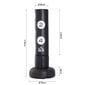 HOMCOM Punching Bag Standing 176cm Adult Freestanding Heavy Duty Standing Punching Bag koos aluse ja vinüül pad poks partner poks treener must цена и информация | Poksivarustus | kaup24.ee