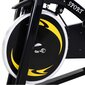 HOMCOM Treeningjalgratas Flywheel sujuvalt reguleeritava vastupanuga 10kg Fitness bike jalgrattatreener Reguleeritava kõrgusega teras must, 120x47x104.5-117 cm, 120x47x104.5-117 cm цена и информация | Velotrenažöörid | kaup24.ee