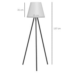 Outsunny Solar Floor Lamp Открытый напольный светильник с датчиком света, USB перезаряжаемая светодиодная солнечная лампа для помещений, IP44 водонепроницаемая, алюминий, диммируемый теплый белый цвет цена и информация | Люстры | kaup24.ee