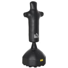 HOMCOM Punching Bag Standing 180cm Adult Standing Punching Bag Boxing Dummy Punching Column Humanoid Design Heavy Duty Punching Bag professionaalidele ja algajatele Black hind ja info | Poksivarustus | kaup24.ee