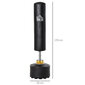 HOMCOM Punching Bag Standing Free Standing Punching Bag Täiskasvanud 170cm koos iminapaga baasiga Raske löögikott professionaalidele ja algajatele Must hind ja info | Poksivarustus | kaup24.ee