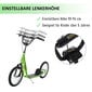 HOMCOM laste roller roller kick scooter linnaroller kick scooter roller laste kickboard õhkrehvidega ja käsipiduriga roller lastele alates 5 aastat 16 tolline цена и информация | Tõukerattad | kaup24.ee